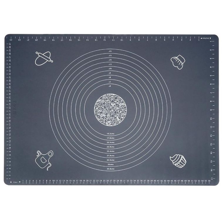 Vilde, stolnica do ciasta i wałek silikonowe, 64-45 cm, 2 el.