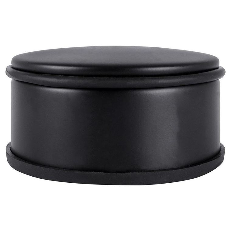 Vilde, stoper do drzwi metalowy, czarny, 11,5 cm