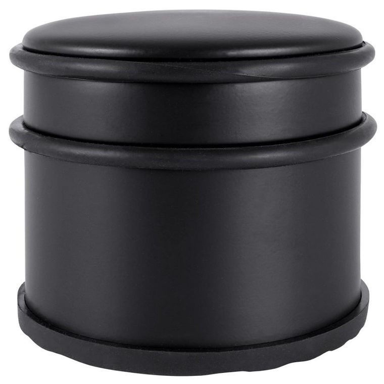 Vilde, stoper do drzwi, stalowy, czarny, 9,5 cm