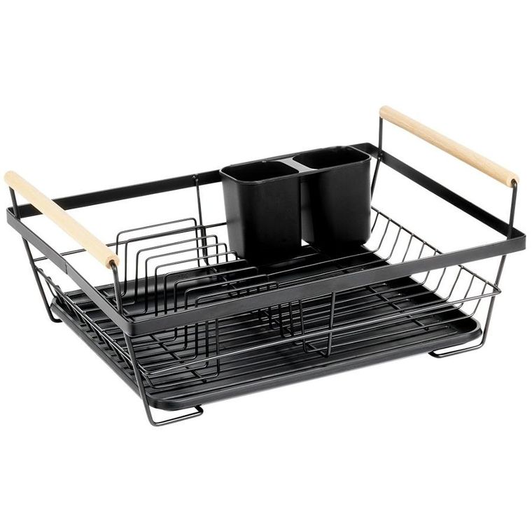 Vilde, suszarka na naczynia, czarna, 45-33-18 cm