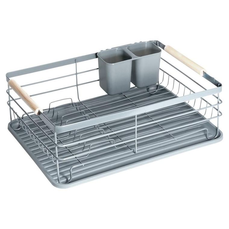 Vilde, suszarka na naczynia, szara, 42,5-32-14,5 cm