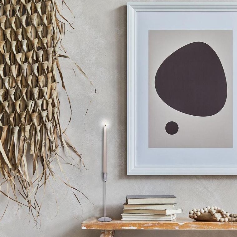 Vilde, świecznik aluminiowy, srebrny, 34,5 cm