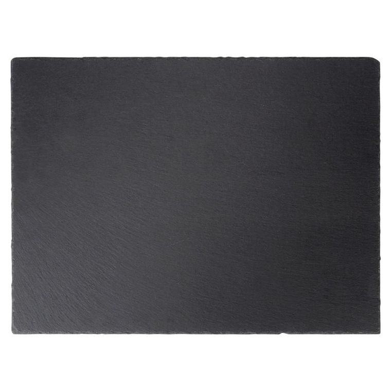 Vilde, taca do serwowania, prostokątna, kamienna, łupek, 40-30 cm