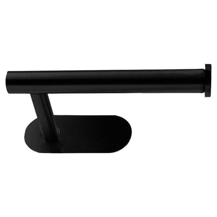 Vilde, uchwyt na papier toaletowy, stalowy, czarny