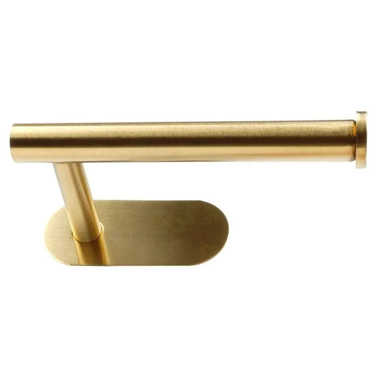 Vilde, uchwyt na papier toaletowy, stalowy, złoty