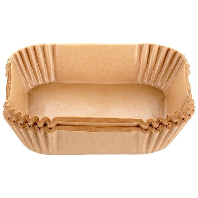 Vilde, wkład do frytkownicy beztłuszczowej Air Fryer, papierowy, kwadratowy, 19-19 cm, 100 szt.