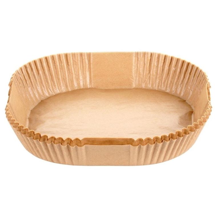 Vilde, wkład do frytkownicy beztłuszczowej Air Fryer, papierowy, kwadratowy, 23-23 cm, 50 szt.