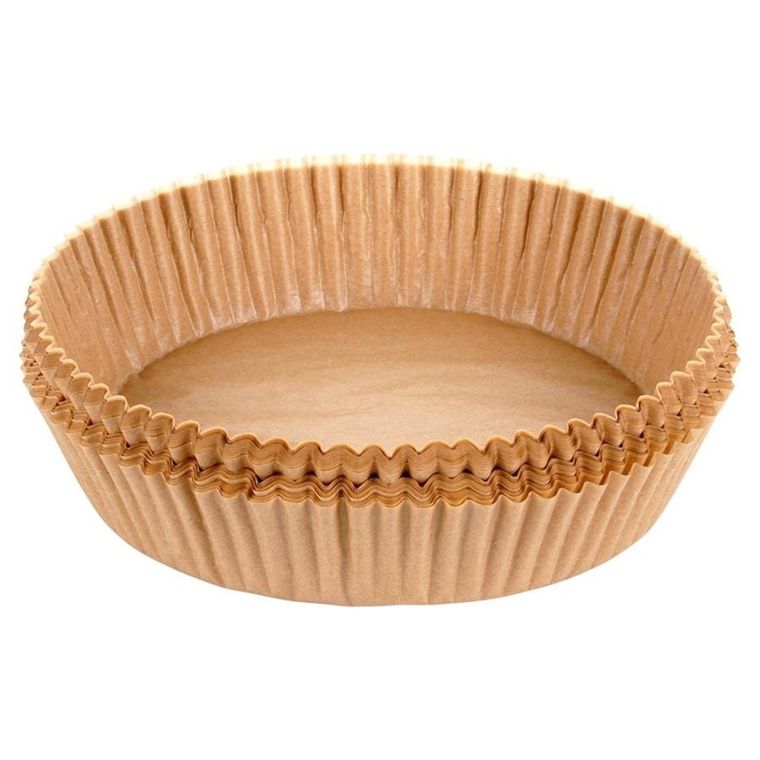 Vilde, wkład do frytkownicy beztłuszczowej Air Fryer, papierowy, okrągły, 19 cm, 100 szt.