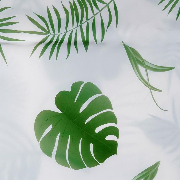 Vilde, zasłona prysznicowa, haczyki, wodoodporna, 180-180 cm