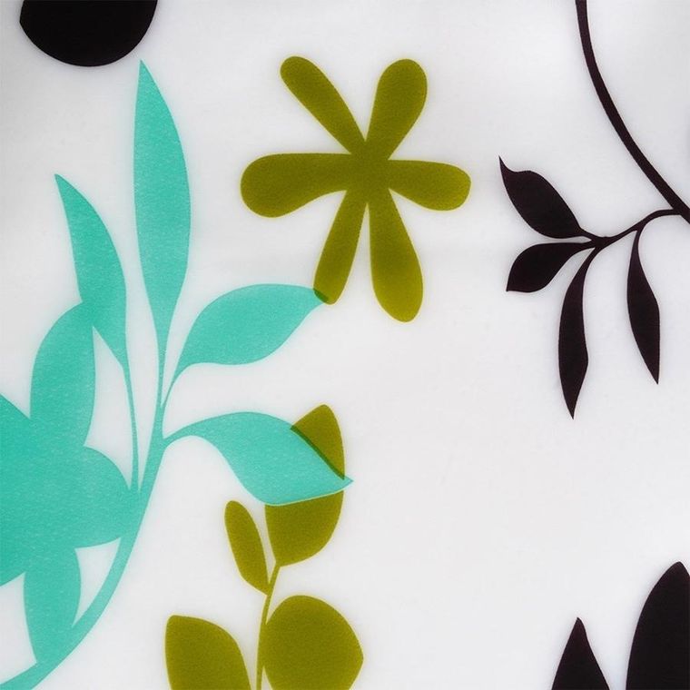 Vilde, zasłona prysznicowa, haczyki, wodoodporna, 180-180 cm