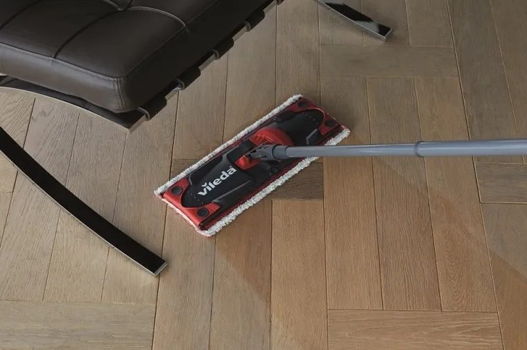 Vileda, Ultramat Turbo, mop płaski, w zestawie z wiadrem, 163425