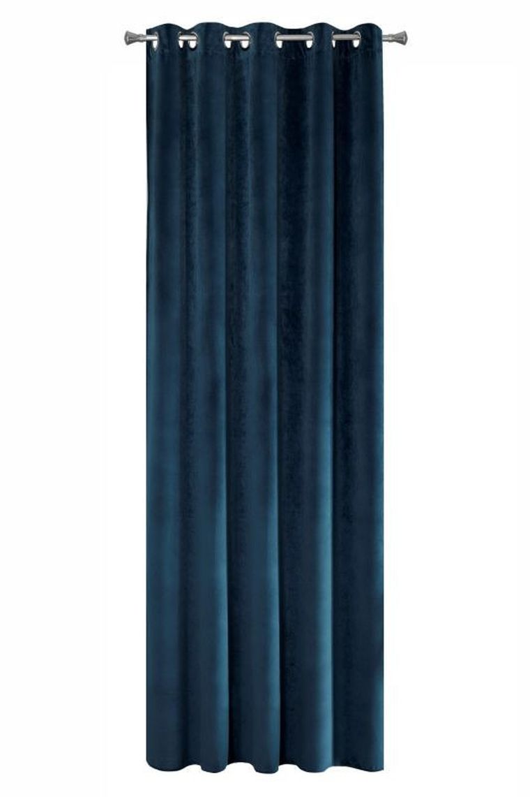 Villa, zasłona zaciemniająca welwetowa na 10 przelotkach, 140-250 cm