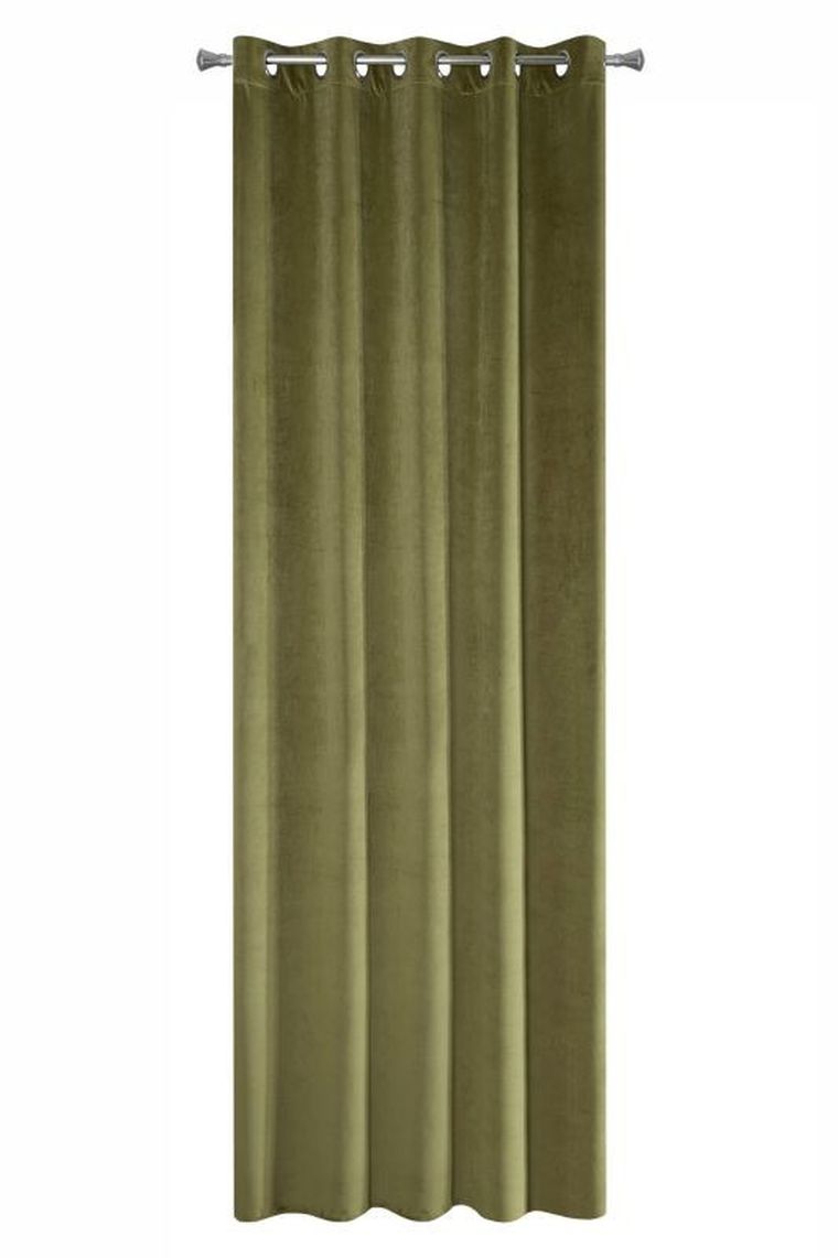 Villa, zasłona zaciemniająca welwetowa na 10 przelotkach, 140-250 cm