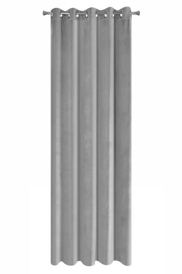 Villa, zasłona zaciemniająca welwetowa na 10 przelotkach, 140-250 cm