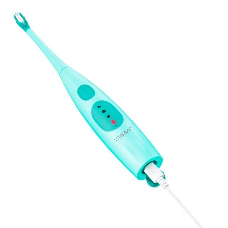 Vitammy, Dino, szczoteczka soniczna, turkusowa, 6+