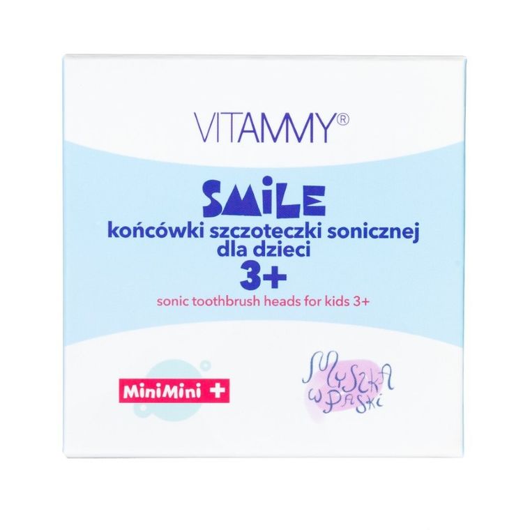 Vitammy, Smile, MiniMini, końcówki do szczoteczki, 4 szt.