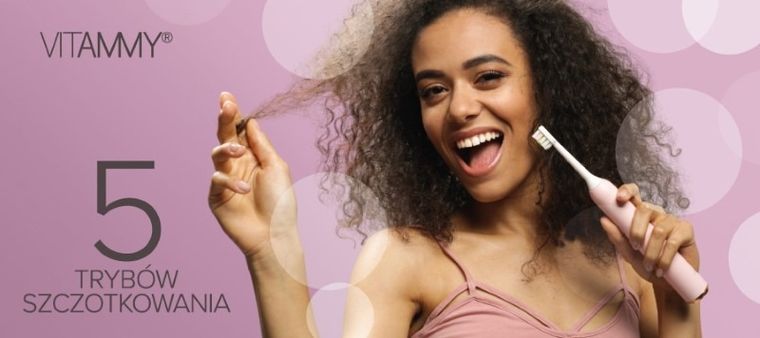 Vitammy, Symphony, szczoteczka soniczna, pink