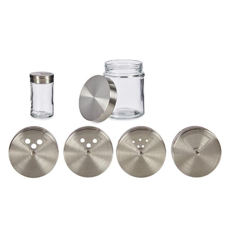 Vivalto, Nivan, pojemniczki na przyprawy na metalowym stojaku, 9 słoiczków