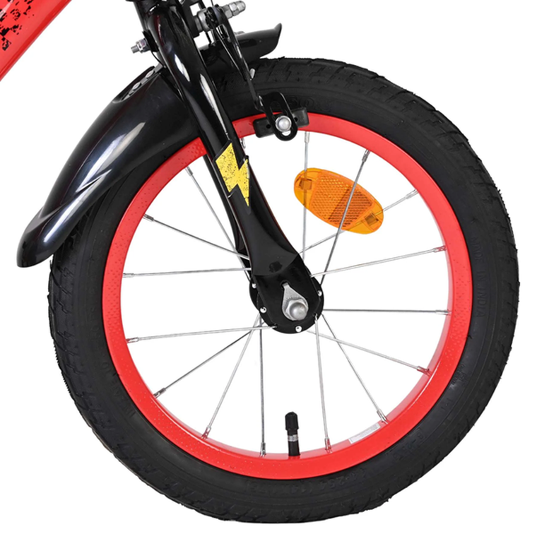 Volare, Auta, rower, czerwony, 14"