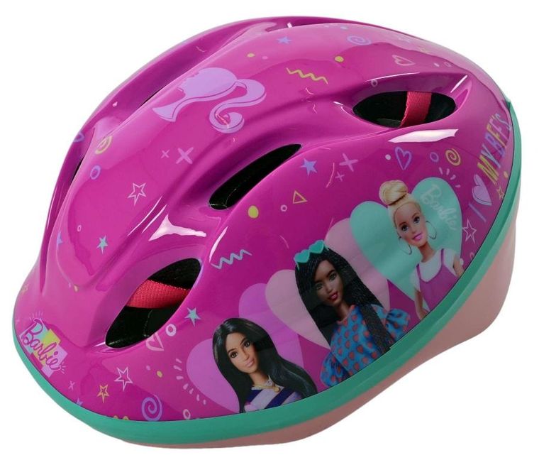 Volare, Barbie, kask ochronny, rozmiar 52-56 cm