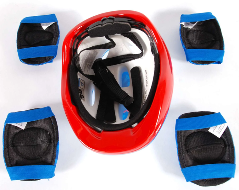 Volare, Psi Patrol, kask ochronny z zestawem ochraniaczy, 52-56 cm