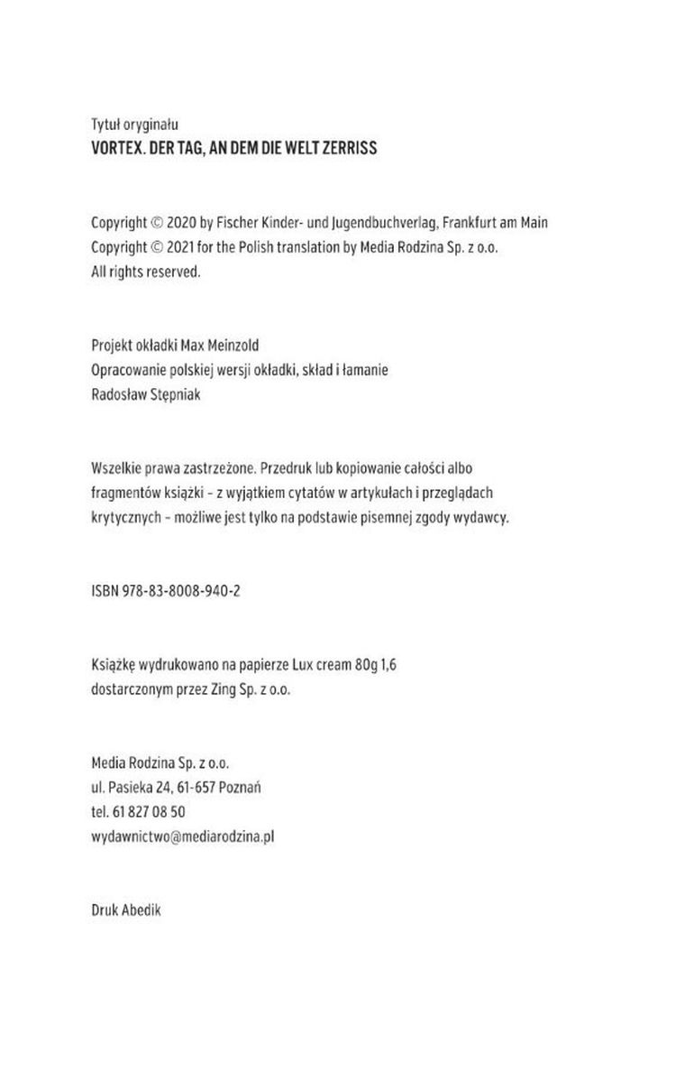 Vortex. Dzień, w którym rozpadł się świat