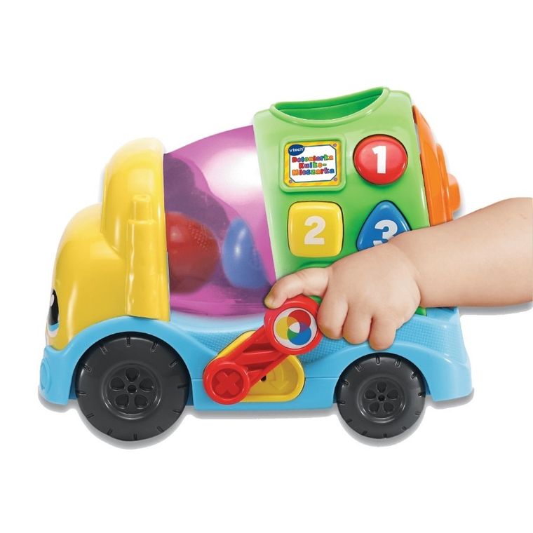 Vtech, betoniarka kulko-mieszarka, zabawka interaktywna