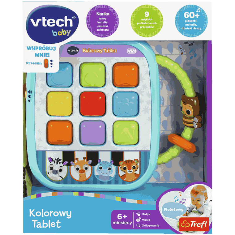 Vtech, Kolorowy Tablet, zabawka interaktywna
