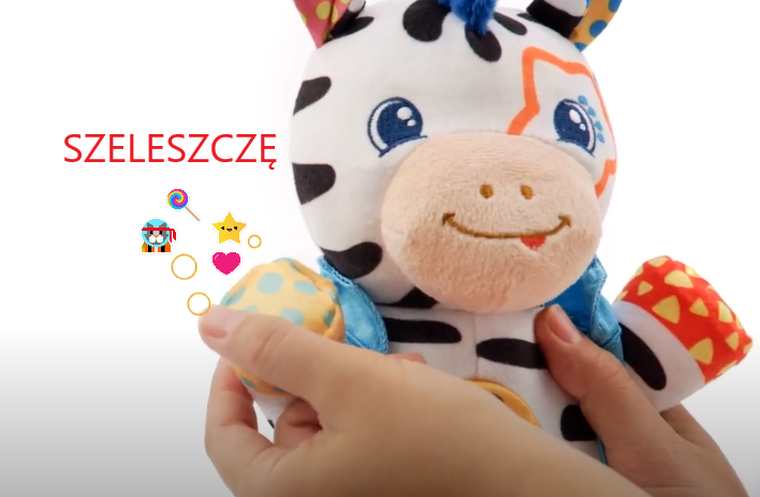 Vtech, Przebojowa Zebra, maskotka interaktywna