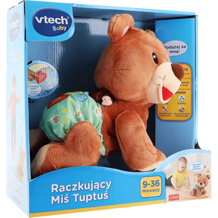 Vtech, Raczkujący Miś Tuptuś, maskotka edukacyjna