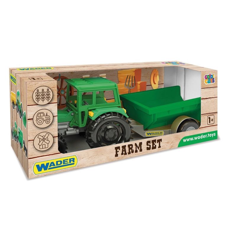 Wader, Farmer, traktor z przyczepą