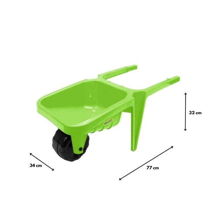 Wader, Gigant, taczka, zielona