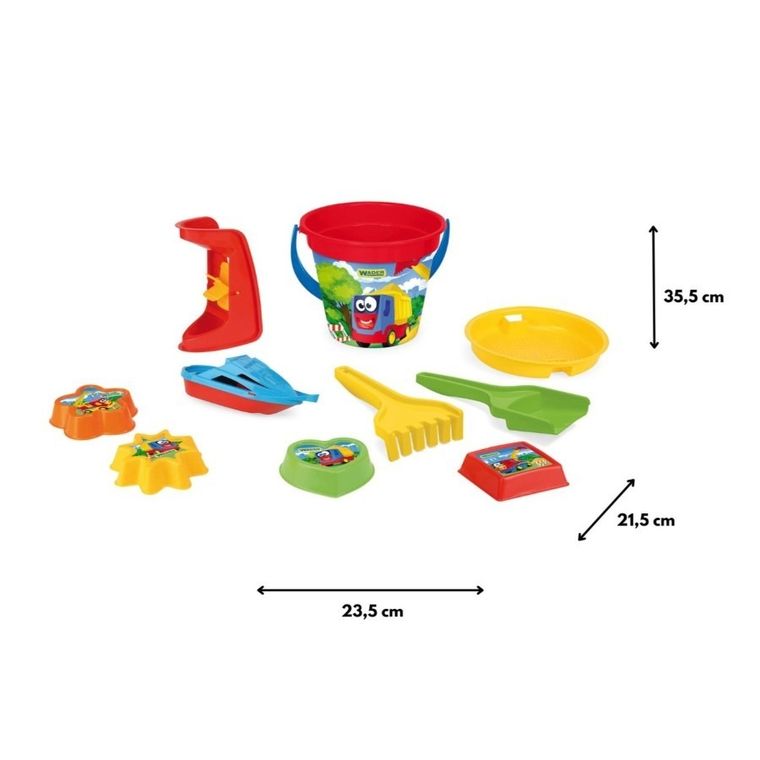Wader, komplet do piasku, 10 elementów