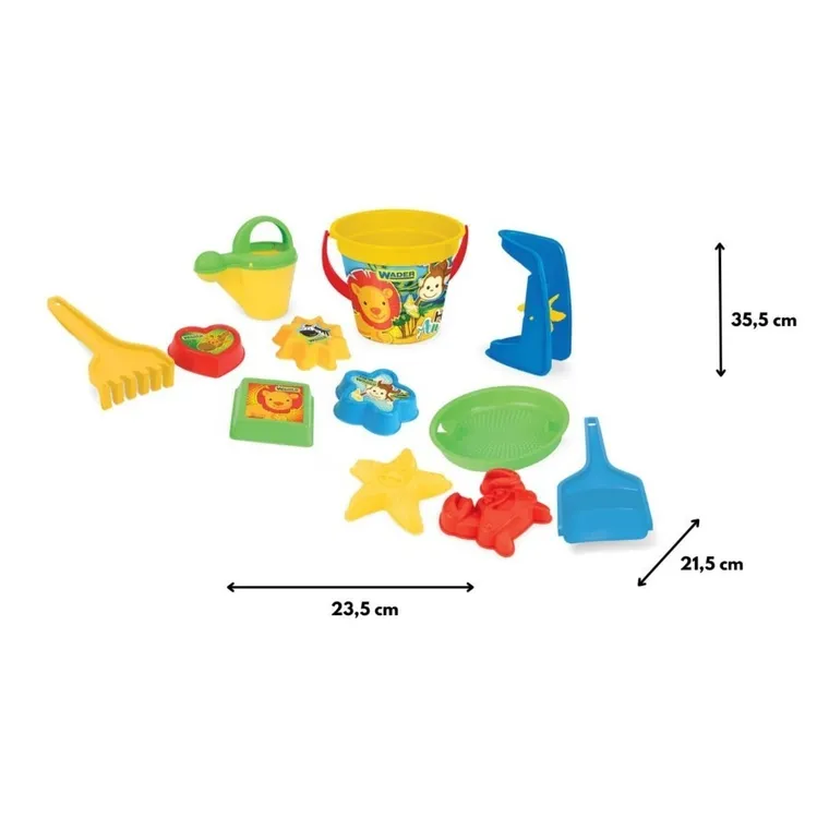Wader, komplet do piasku, 12 elementów
