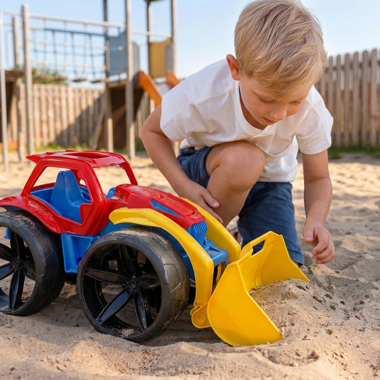 Wader, Maximus, spychacz, kolorowy, 68 cm