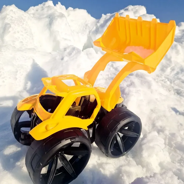 Wader, Maximus, spychacz, żółty, 68 cm