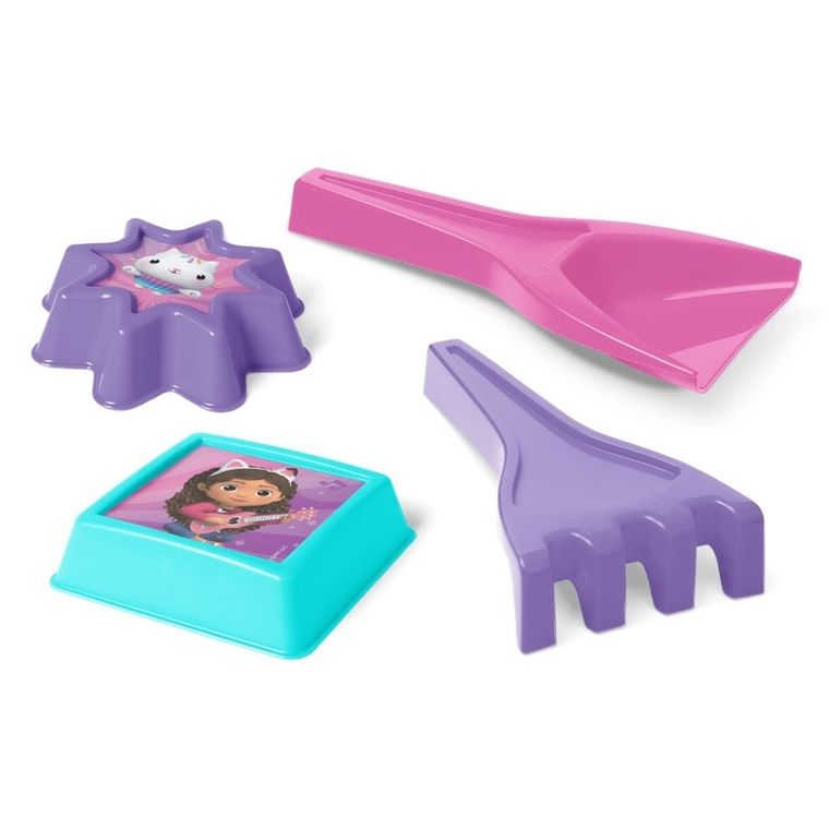 Wader, Minionki, łopatka, grabki + 2 foremki