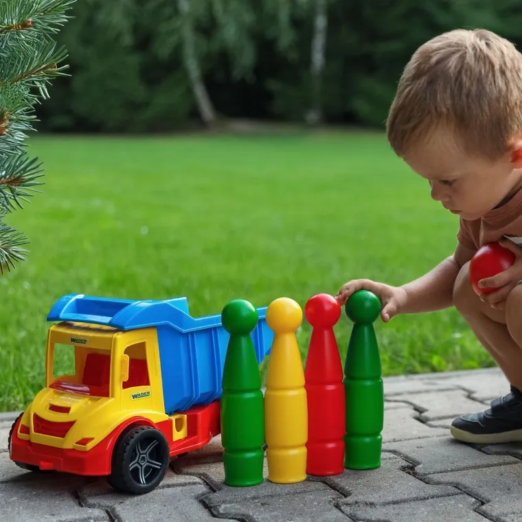 Wader, Multi Truck, wywrotka z kręglami, 38 cm