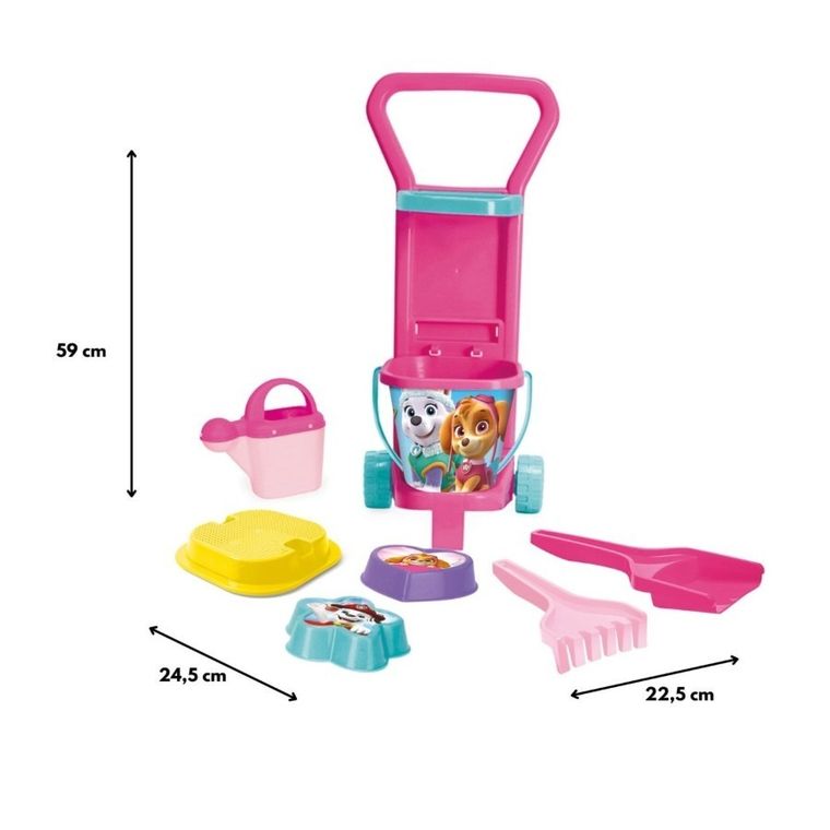 Wader, Psi Patrol, wózek z zestawem do piasku