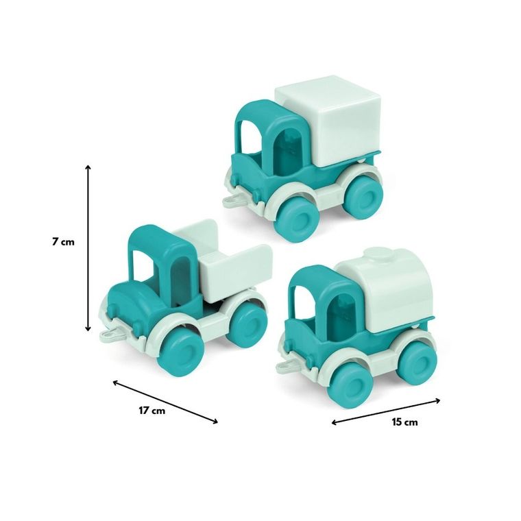 Wader, Szmaragdowa Komnata, Kid Cars Trio, zestaw pojazdów