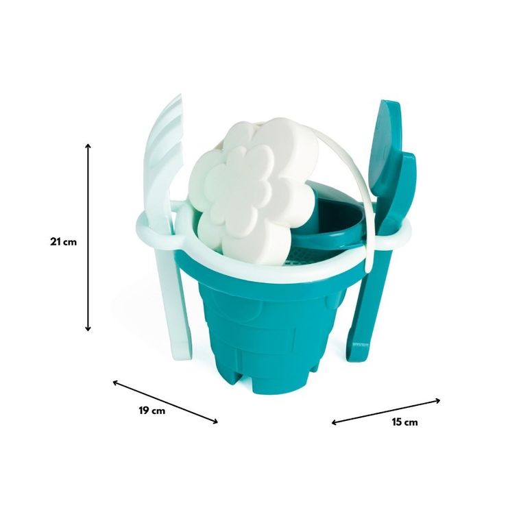 Wader, Szmaragdowa Komnata, Zamek, zestaw do piasku, 6 elementów