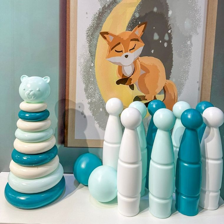 Wader, Szmaragdowa Komnata, zestaw do gry w kręgle, 11 elementów