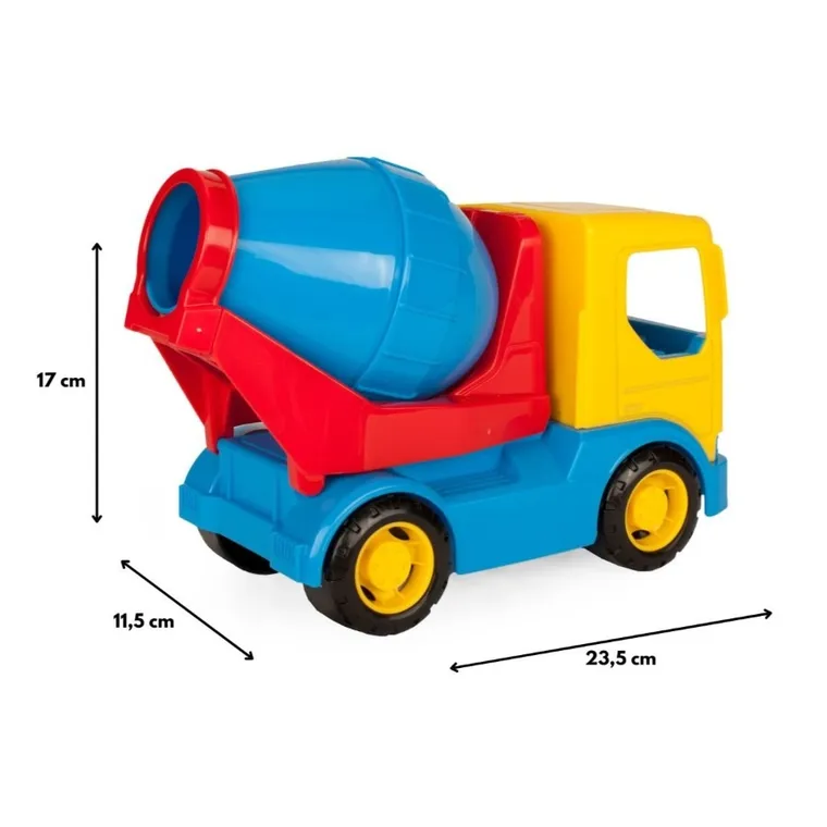 Wader, Tech Truck, Betoniarka, 24,5 cm