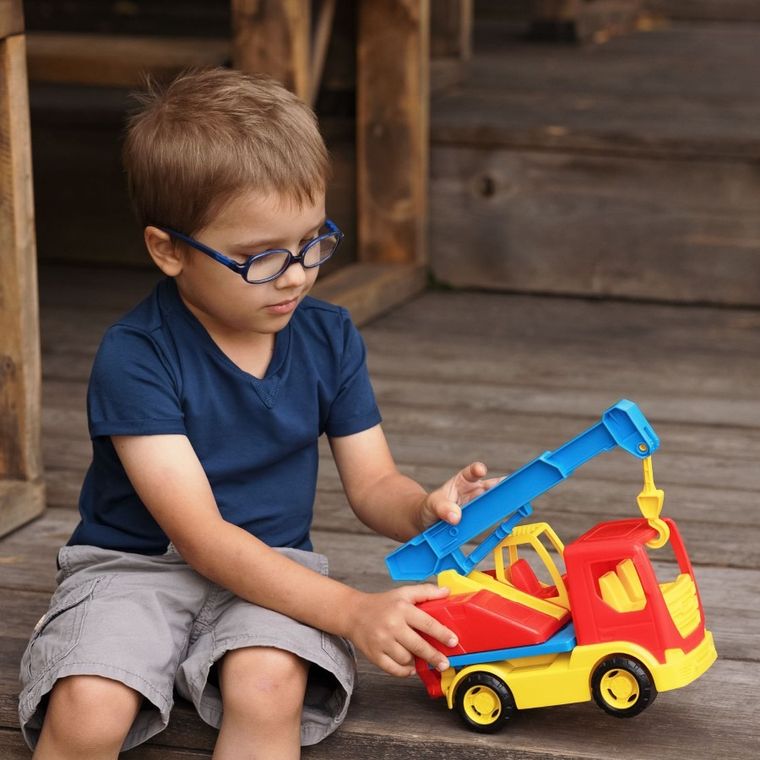 Wader, Tech Truck, Dźwig, 26 cm