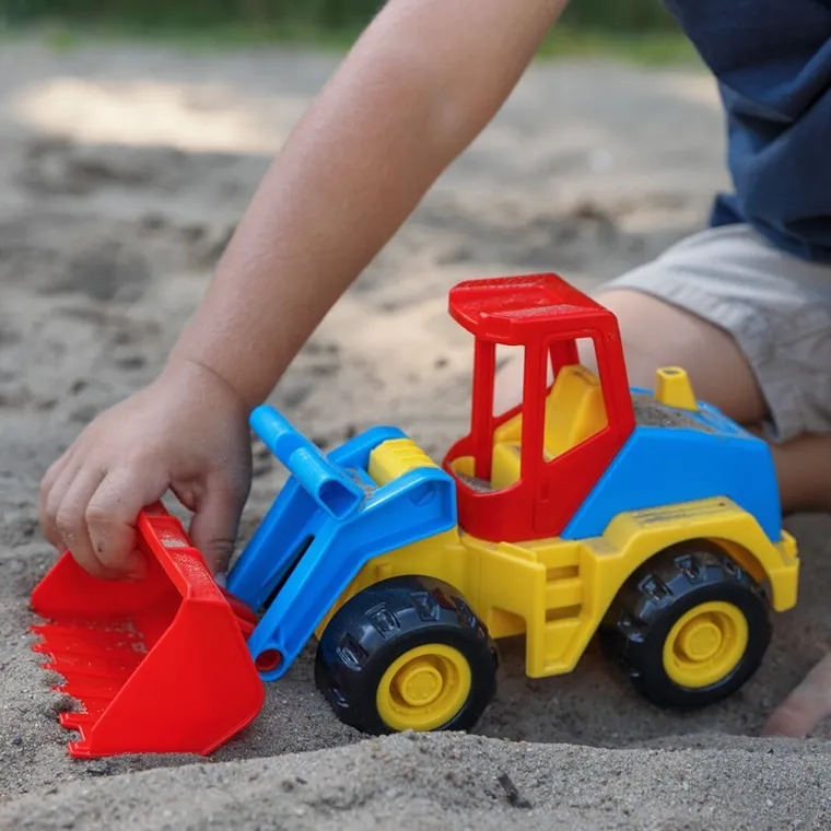 Wader, Tech Truck, Ładowarka, 27 cm