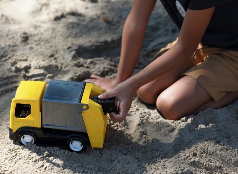 Wader, Tech Truck, Śmieciarka, 26 cm