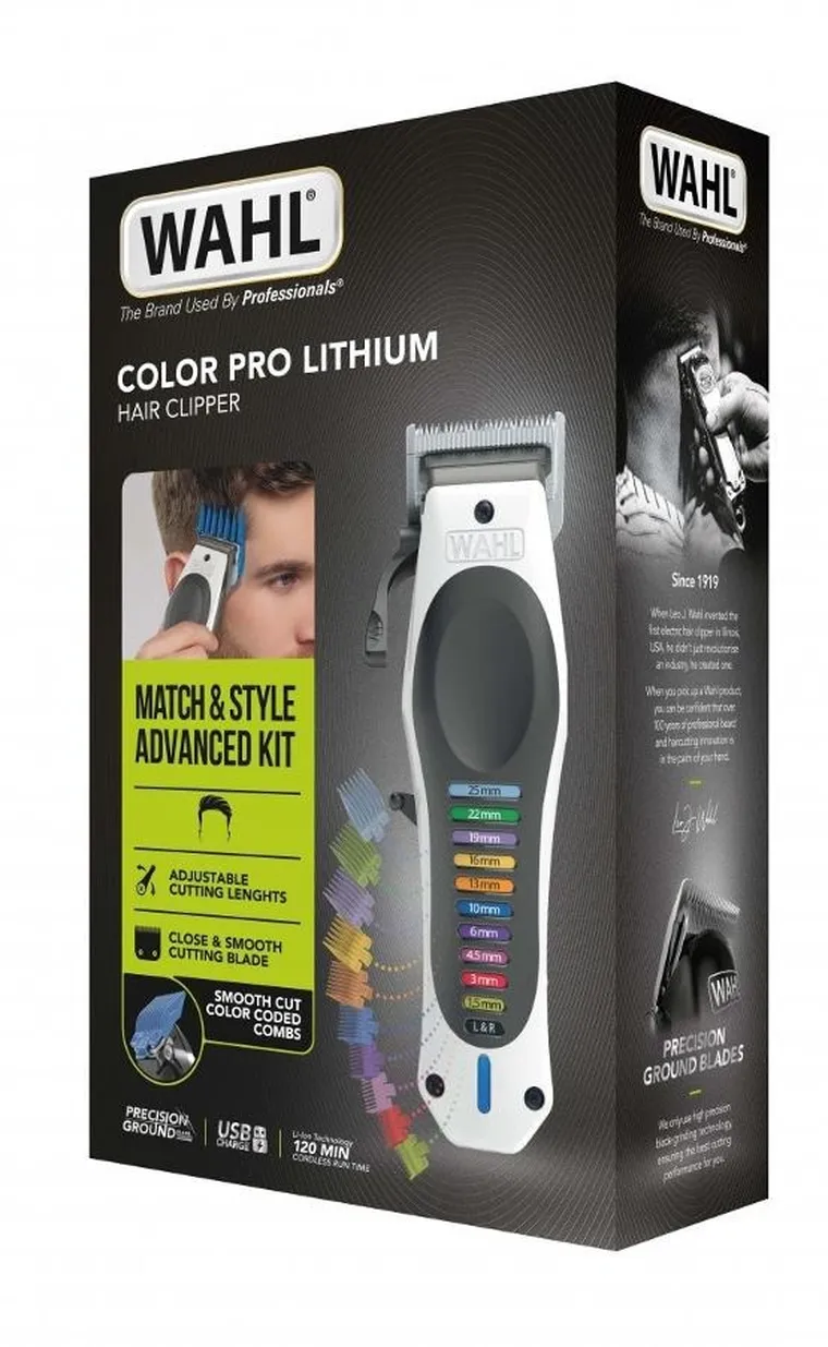 Wahl, Color Pro Lithium, maszynka do włosów, 3028048