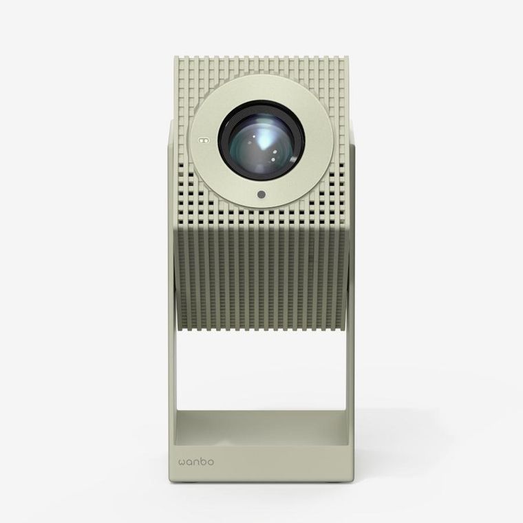 Wanbo, Cube 2 Pro, projektor, zielony, 500 ANSI, Android TV 11, Gimbal