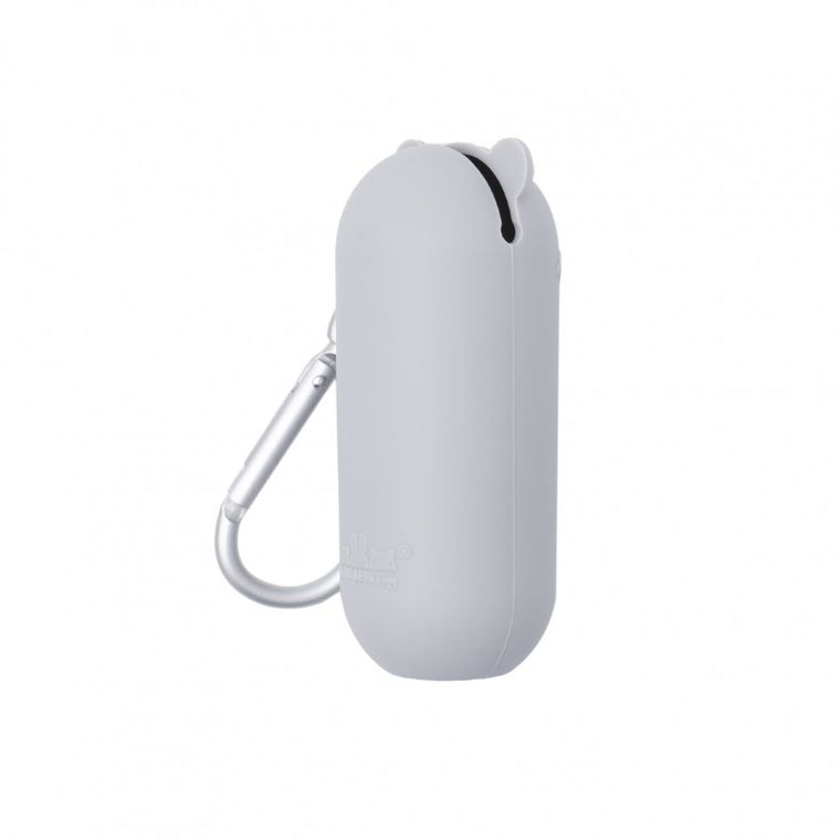 We Might Be Tiny, silikonowa słomka w etui, Grey