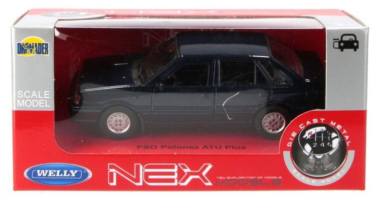 Welly, Polonez, pojazd, model metalowy, 1 szt.